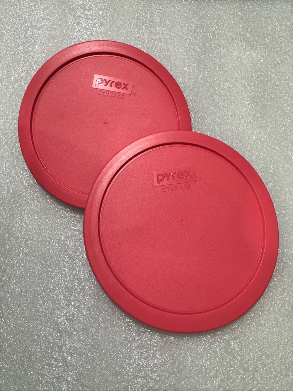 7402-PC 6/7-Cup RED Food Storage Replacement Lid (2-Pack) - Made in USA